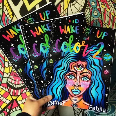 Wake Up and Color part 2 Coloring book