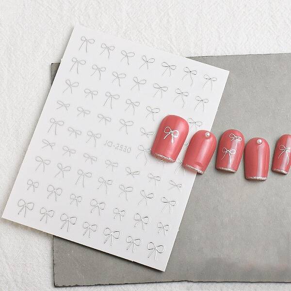 Bowknot Self Adhesive Nail Art Stickers