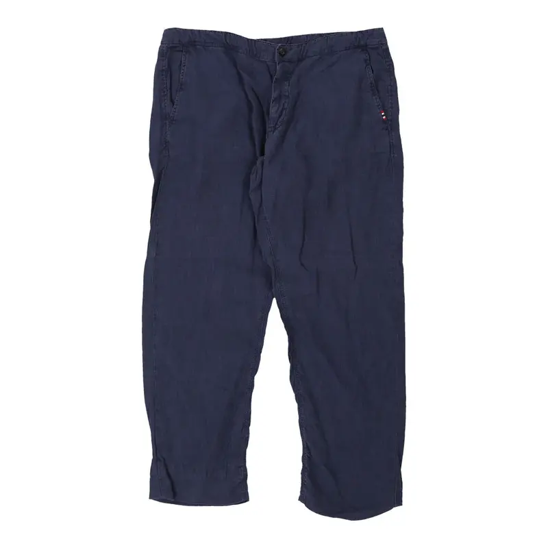 Comfort Fit Napapijri Trousers - 40W UK 18 Navy Cotton