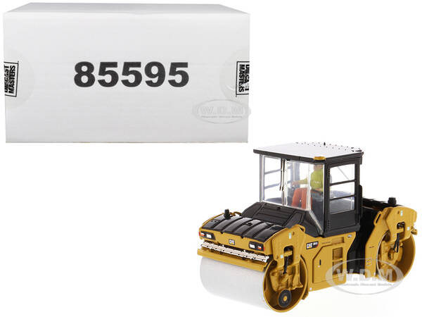 CAT Caterpillar CB-13 Tandem Vibratory Roller with Cab and Operator \