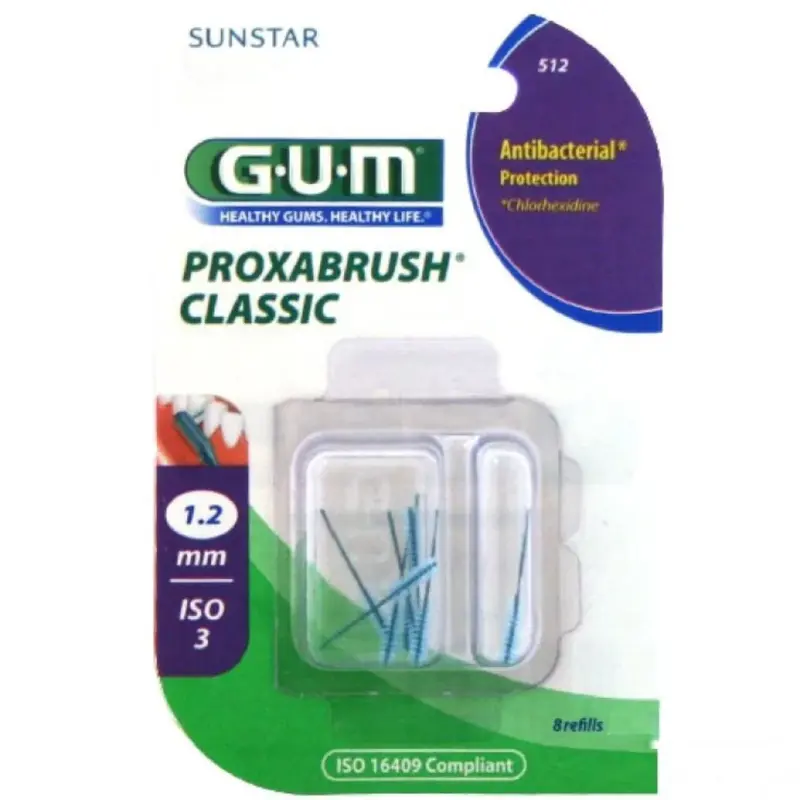 Gum Proxabrush Interdental Brush Refills 1.6mm x6