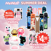 [100+ Styles] MeWaii Mystery Plush Bag – Cute Kawaii Stuffed Toys, Loooong & Mushroom Family Plushie Series, Surprise Gift ...