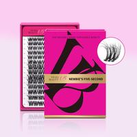 3d Volume Cluster Fake Lashes, 1 Box Individual Layered False Eyelashes for Lash Extensions, Curl False Eyelashes for Eye Mak...