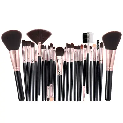 Makeup Brush Set, 25pcs/set Versatile Soft Makeup Brushes for Foundation & Powder, Soft Bristles Cosmetic Brushes for Beginne...