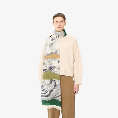 Scarf Et20fre10 Green | Color: GREEN | Size: U