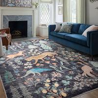 【YIHOUSE】Animal pattern area rugs, non-slip rugs, easy to clean, multiple colors available, suitable for living room, bed...