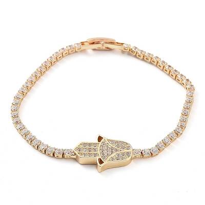 Golden Brass Link Bracelet