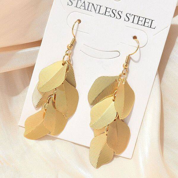 304 Stainless Steel Dangle Earrings