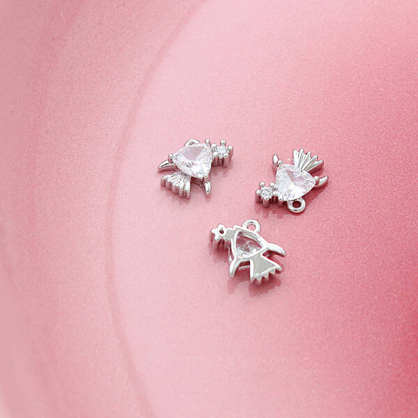 Brass Crystal Rhinestone Pendants