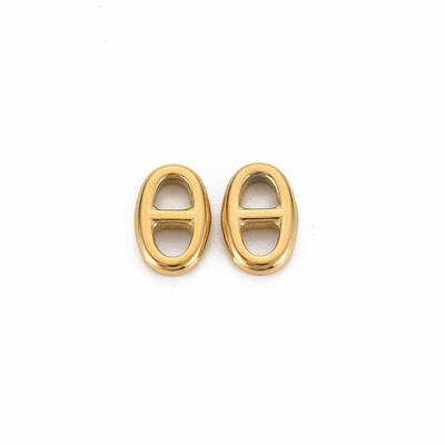 Ion Plating(IP) 304 Stainless Steel Connector Charms