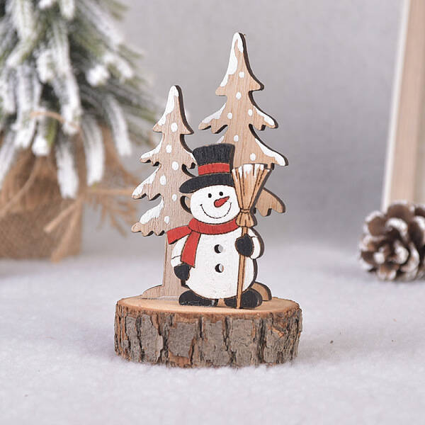 Wood Doll Display Decoration