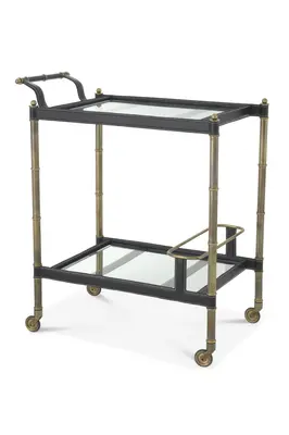 Vintage Brass Bar Cart | Eichholtz Princess