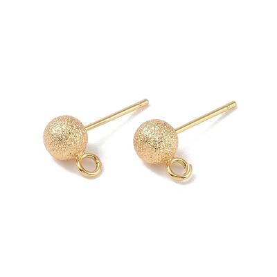 Brass Stud Earring Findings