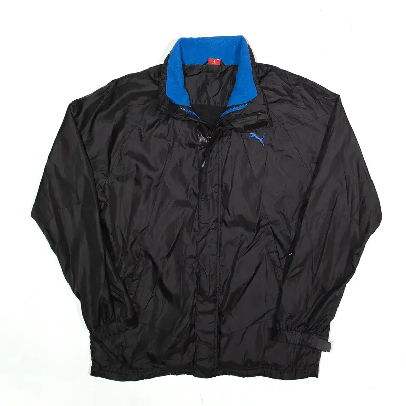 PUMA Jacket Black Shell Mens L