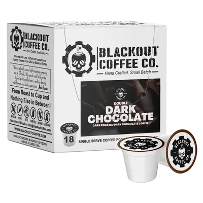 DOUBLE DARK CHOCOLATE - FLAVORED COFFEE PODS 18CT