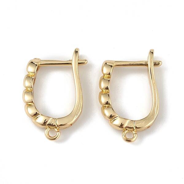 Brass Hoop Earring Findings