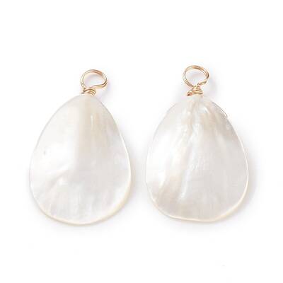 Natural Trochid Shell/Trochus Shell Pendants