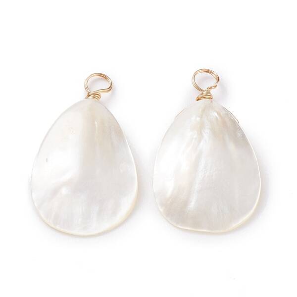 Natural Trochid Shell/Trochus Shell Pendants