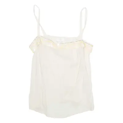 Womens Vest Beige Sleeveless M