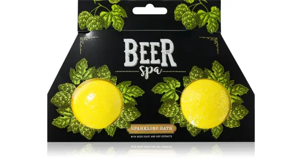 Bohemia Gifts & Cosmetics Beer Spa Effervescent Bath Bombs 2X100 G