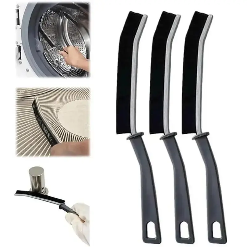 Multifunctional Gap Deep Cleaning Brush for Bathroom, 3 Counts Cleaning Decontamination Scrubber, Household Cleaning Tool for...