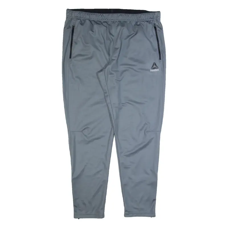 REEBOK Mens Joggers Grey Tapered XL W36 L30