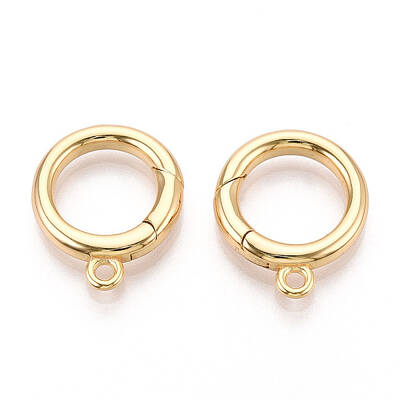 Brass Spring Gate Rings