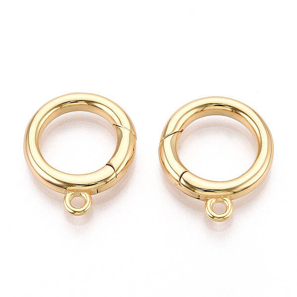 Brass Spring Gate Rings