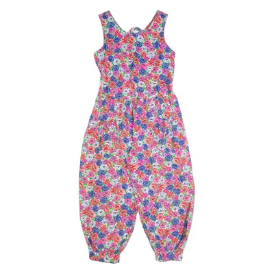 Girls Jumpsuit Pink Floral Tapered L