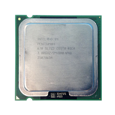 0FC071 Dell 3.80GHz 800MHz FSB 2MB L2 Cache Socket LGA775 Intel Pentium 4 670 Single-Core Processor