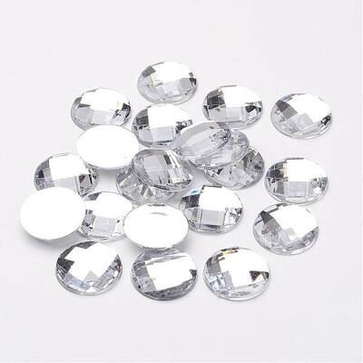 Acrylic Rhinestone Cabochons