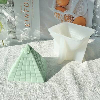 Pyramid Shape DIY Candle Silicone Molds