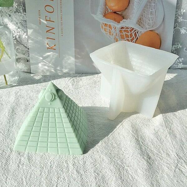 Pyramid Shape DIY Candle Silicone Molds