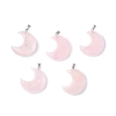 Natural Quartz Crystal Pendants
