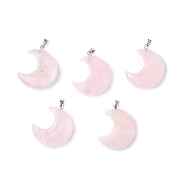 Natural Quartz Crystal Pendants