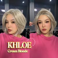 JBEXTENSION 12 Inches Bob Cut Pre-Cut Snowflake Lace Frontlace Glueless Fashion Women Wig KHLOE【PERMATEASE】
