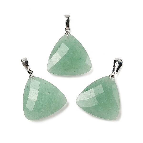Natural Green Aventurine Pendants