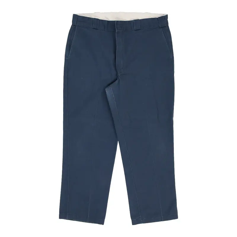Dickies Trousers - 37W 28L Navy Cotton