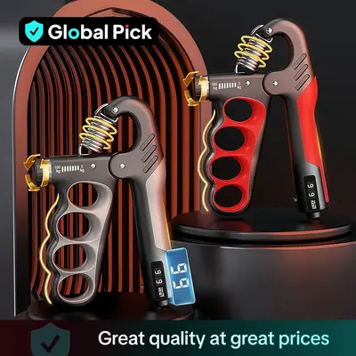 Adjustable Hand Grip Strength Trainer, 1 Count 5-100kg Hand Grip Strengthener with LCD Display, Hand Strengthening Training E...