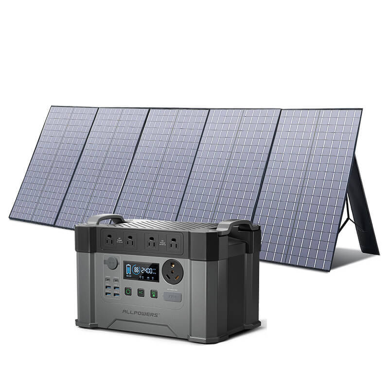 ALLPOWERS S2000 Pro 2400W Solar Generator (PV Optional) S2000 Pro+SP037 400W Solar Panel