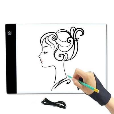 Ultra Thin A5 LED Drawing Board Tracing Lightbox Art Stencil Painting Copy Pad