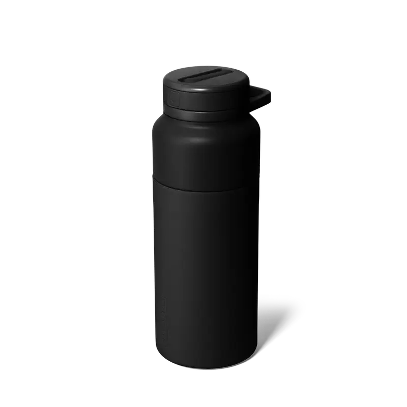 BrüMate Rotera 35oz Stainless Steel Water Bottle with Touch Free Straw and Carry Handle | 100% Leakproof Insulated Water Bot...