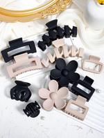 Women's Elegant Flower & Hollow Out Design Hair Claw Clips (11pcs/set), Gifts for Girlfriend, Cute Trendy Hair Claws, Fashion...