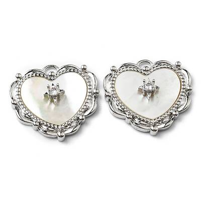Brass Cubic Zirconia Pendants