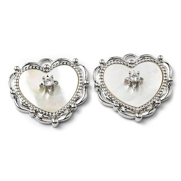 Brass Cubic Zirconia Pendants