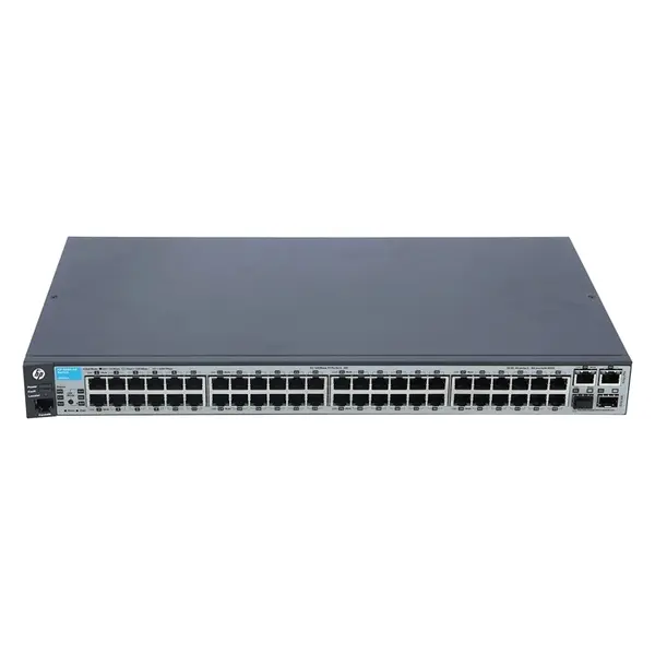 HP J9626AR | Aruba 2620 Series 2620-48 48 x 10/100Base-TX RJ-45 and 2 x 10/100/1000Base-T RJ-45 and 2 x SFP (mini-GBIC) Ports...