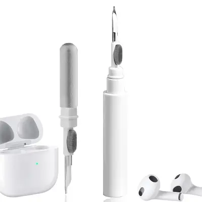 Cleaner Kit for Airpods,Earbuds Cleaning kit for Airpods Pro 1 2 3, Multi-Function Cleaning Tool with Brush for Wireless Earp...