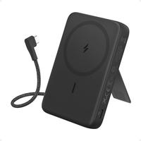Anker Zolo Magnetic Power Bank, 10,000mAh Wireless Battery Pack with 30W Fast Charging, Built-In USB-C Cable and Adjustable S...