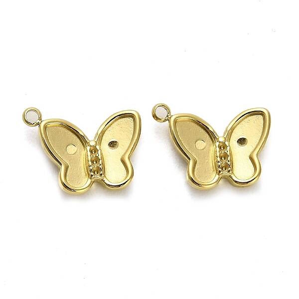 304 Stainless Steel Pendant Rhinestone Setting