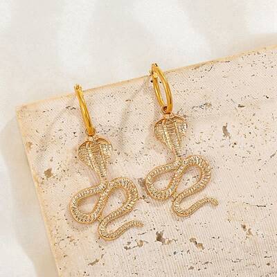 Alloy Hoop Earrings